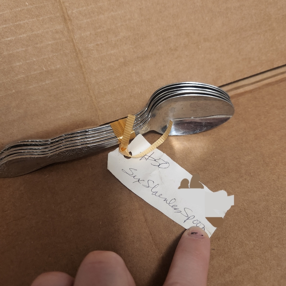 Set of 6 Northland Stainless Korea Spoons